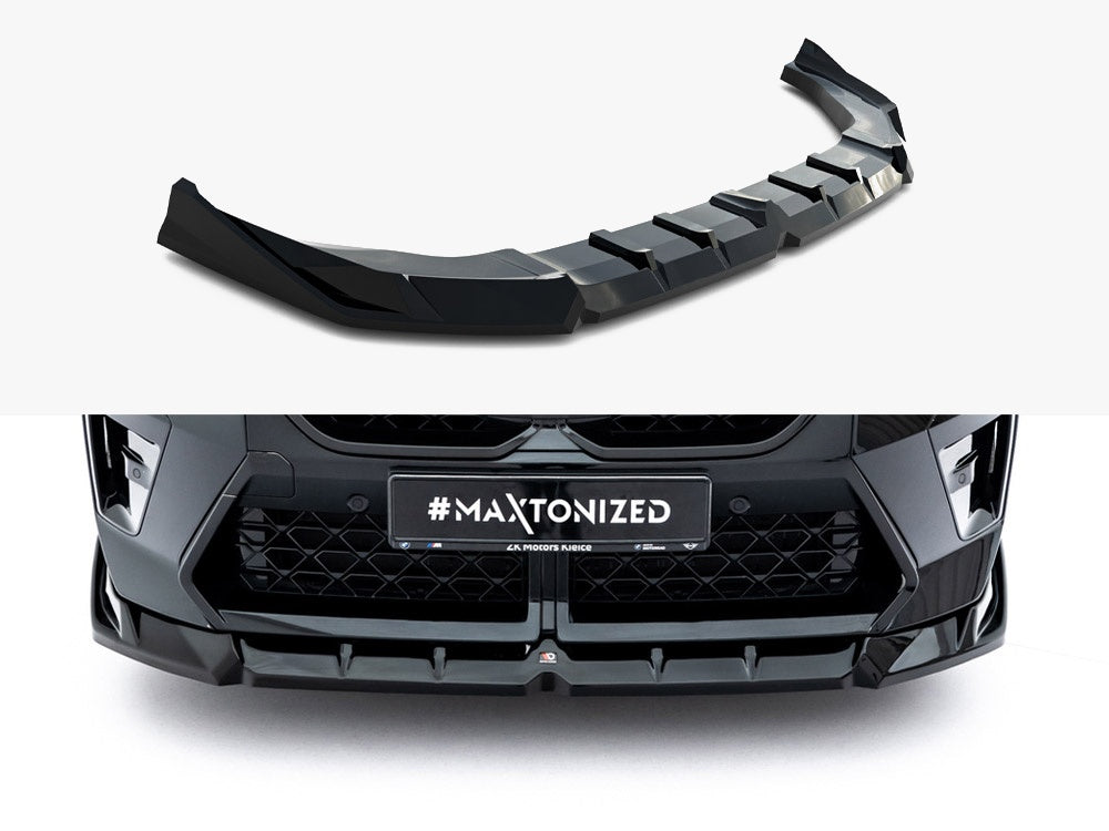 MAXTON DESIGN FRONT SPLITTER BMW X2 M-PACK / IX2 U10 — photo 1