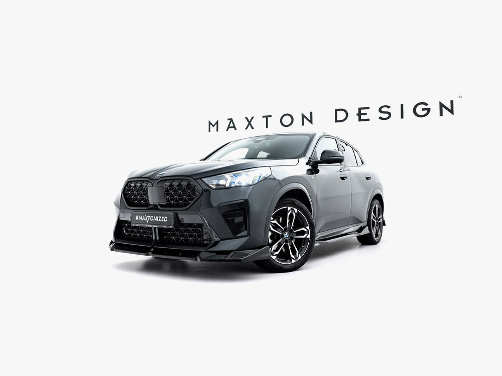 MAXTON DESIGN FRONT SPLITTER BMW X2 M-PACK / IX2 U10 — photo 2
