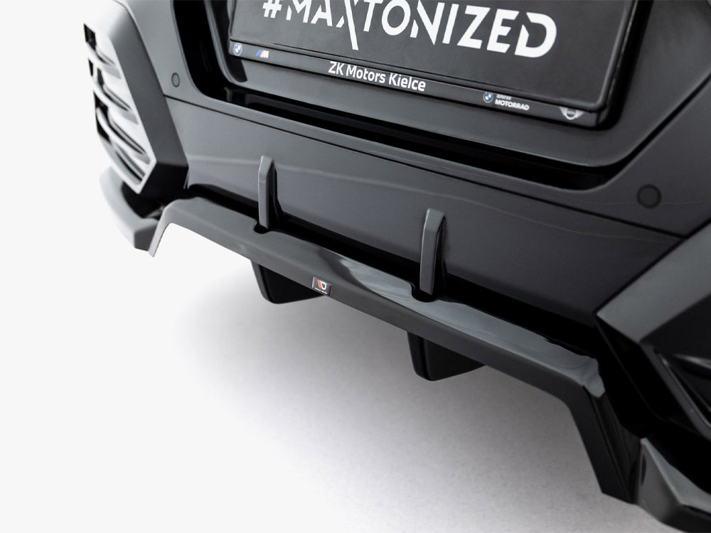 MAXTON DESIGN REAR SPLITTER VERTICAL BARS BMW X2 M-PACK / IX2 U10 — photo 4