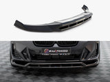 MAXTON DESIGN FRONT SPLITTER BMW X3 M-PACK G01 FACELIFT / iX3 M-PACK G08 FACELIFT — photo 1