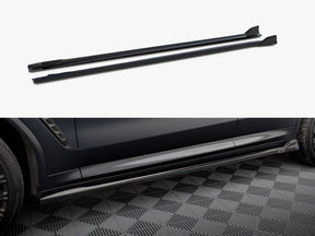 MAXTON DESIGN SIDE SKIRT DIFFUSERS BMW X3 M-PACK G01 FACELIFT — photo 1