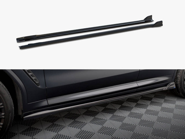 MAXTON DESIGN SIDE SKIRT DIFFUSERS BMW X3 M-PACK G01 FACELIFT — photo 1