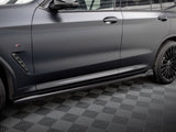 MAXTON DESIGN SIDE SKIRT DIFFUSERS BMW X3 M-PACK G01 FACELIFT — photo 3