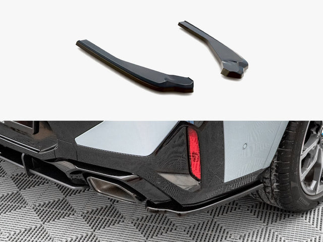 MAXTON DESIGN REAR SIDE SPLITTERS BMW X4 M SPORT G02 FACELIFT — photo 1