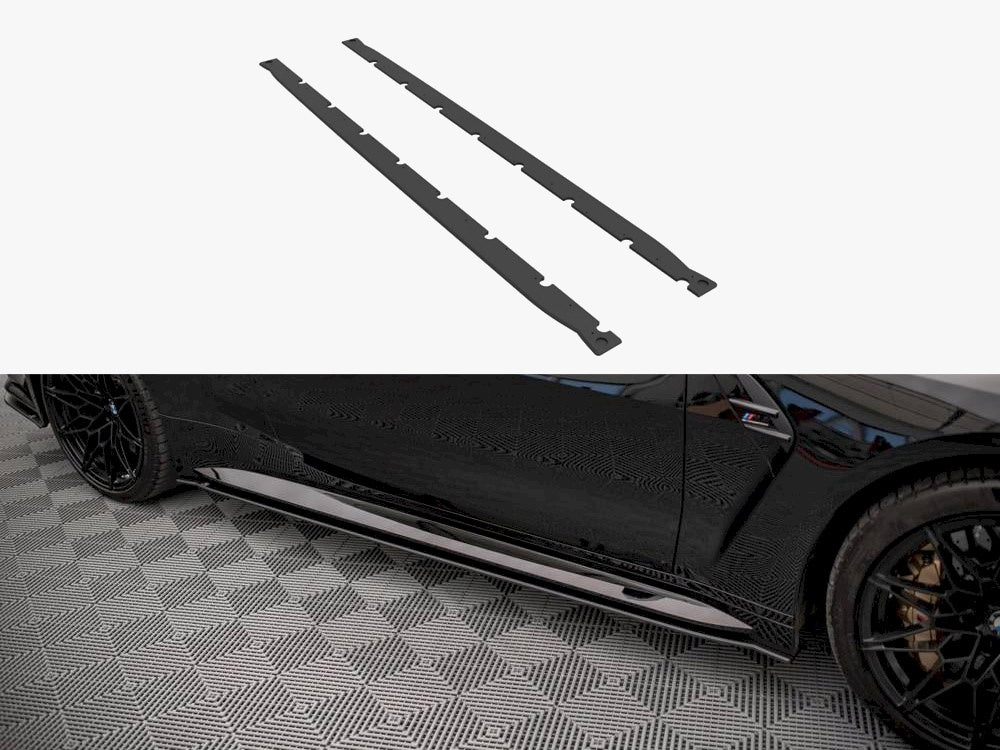 MAXTON DESIGN STREET PRO SIDE SKIRTS DIFFUSERS BMW M4 G82 (2021-) — photo 1