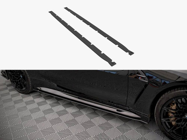 MAXTON DESIGN STREET PRO SIDE SKIRTS DIFFUSERS BMW M4 G82 (2021-) — photo 1