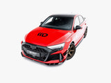 MAXTON DESIGN PREPREG CARBON FRONT SPLITTER AUDI RS3 8Y FACELIFT — photo 2