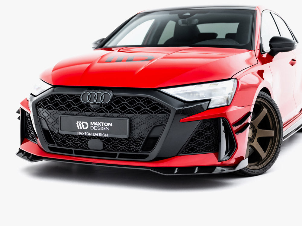 MAXTON DESIGN PREPREG CARBON FRONT SPLITTER AUDI RS3 8Y FACELIFT — photo 6