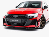 MAXTON DESIGN PREPREG CARBON FRONT SPLITTER AUDI RS3 8Y FACELIFT — photo 6