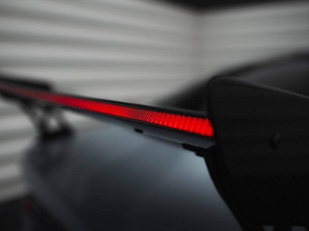 MAXTON DESIGN CARBON SPOILER WITH EXTERNAL BRACKETS UPRIGHTS + LED BMW M3 G80 / M340I G20 / 3 M-PACK G20 / 3 STANDARD G20 — photo 4