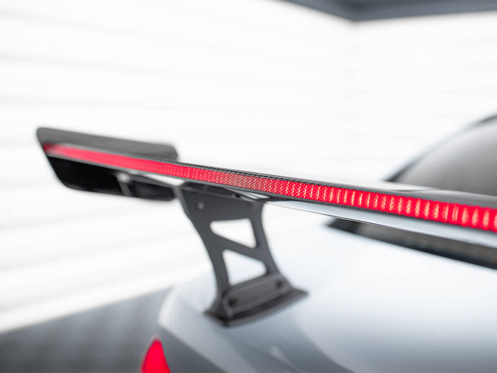 MAXTON DESIGN CARBON SPOILER WITH INTERNAL BRACKETS UPRIGHTS + LED BMW M3 G80 / M340I G20 / 3 M-PACK G20 / 3 STANDARD G20 — photo 9