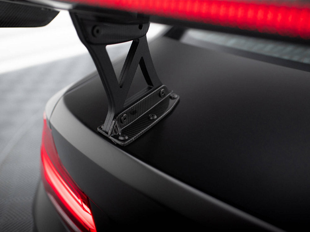 MAXTON DESIGN CARBON SPOILER WITH INTERNAL BRACKETS UPRIGHTS + LED BMW M2 F87 — photo 11