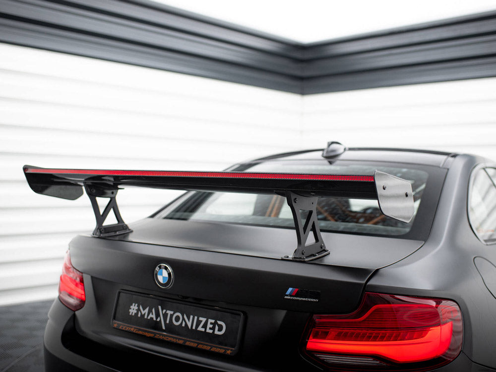 MAXTON DESIGN CARBON SPOILER WITH INTERNAL BRACKETS UPRIGHTS + LED BMW M2 F87 — photo 5