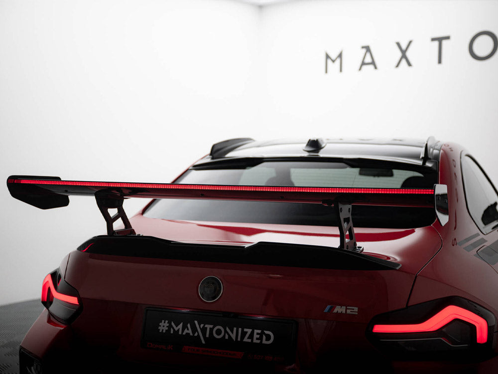 MAXTON DESIGN CARBON SPOILER INTERNAL BRACKETS + LED BMW M2 G87 — photo 5