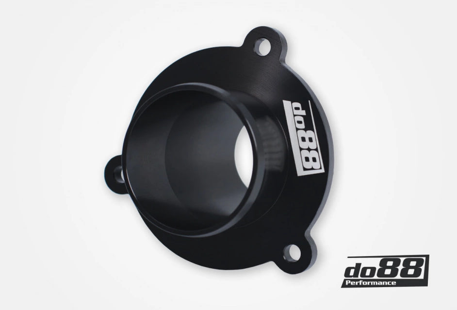 VAG 1.8/2.0 TSI (MQB) Turbo Muffler Delete, OEM Pressure pipes, Black hose