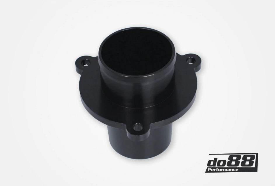 VAG 1.8/2.0 TSI (MQB) Turbo Muffler Delete, OEM Pressure pipes, Black hose