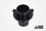 VAG 1.8/2.0 TSI (MQB) Turbo Muffler Delete, OEM Pressure pipes, Black hose