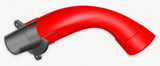 VAG 1.8/2.0 TSI (MQB) Turbo Muffler Delete, OEM Pressure pipes, Black hose
