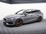 MAXTON DESIGN SIDE SKIRT DIFFUSERS V1 CUPRA LEON ST / HATCHBACK AERO MK1 FACELIFT — photo 2