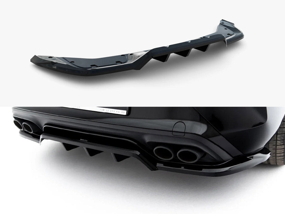 MAXTON DESIGN REAR SPLITTER V2 CUPRA LEON HATCHBACK MK1 FACELIFT — photo 1