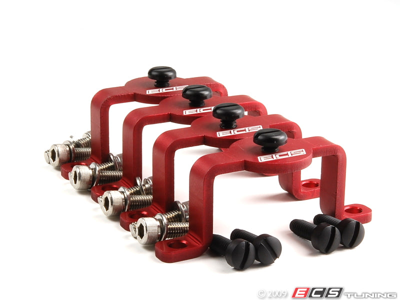 ECS Tuning Coil Pack Hold Down Kit Red 1.8T - ES1303016
