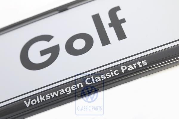 License plate holder Volkswagen Classic Parts – ZCP902967 – supplier image