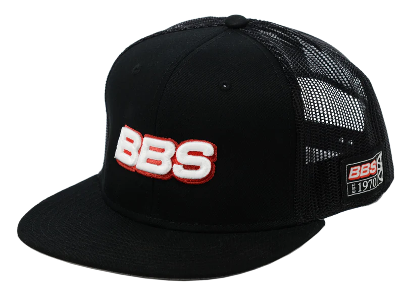 BBS Cap – Flat Bill Mesh Black