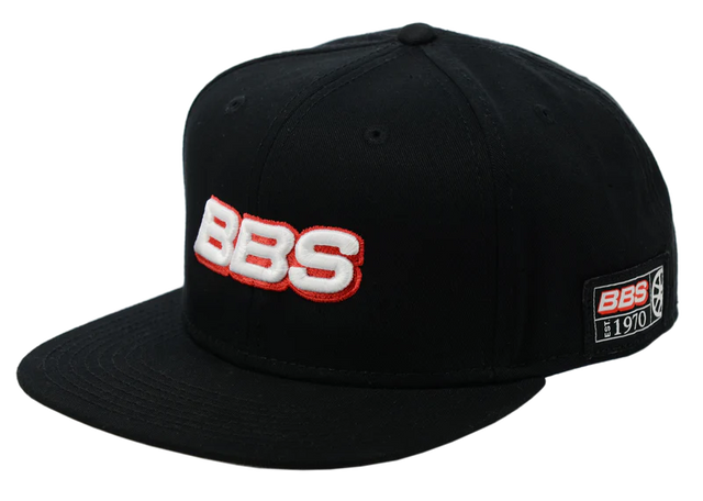 BBS Cap – Flat Bill Solid Black