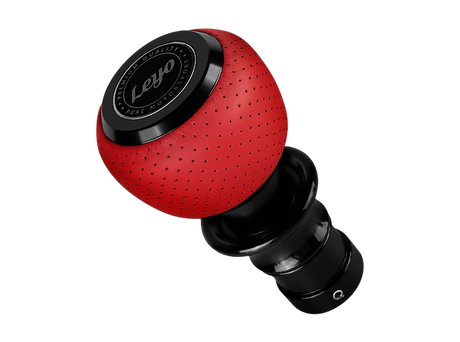 Leyo Motorsport Red Nappa DSG Shift Knob (Black Anodized) – L151RD – supplier image