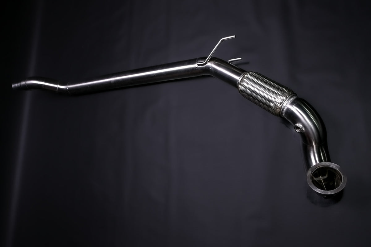 CE Mk7 R downpipe – product view 2