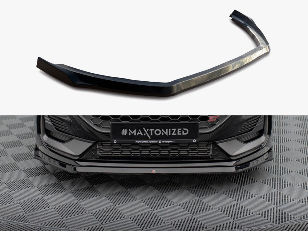 MAXTON DESIGN FORD FIESTA ST MK8 FACELIFT FRONT SPLITTER — photo 1