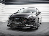 MAXTON DESIGN FRONT SPLITTER V.4 + FLAPS FORD FIESTA ST / ST-LINE MK8 FACELIFT — photo 2