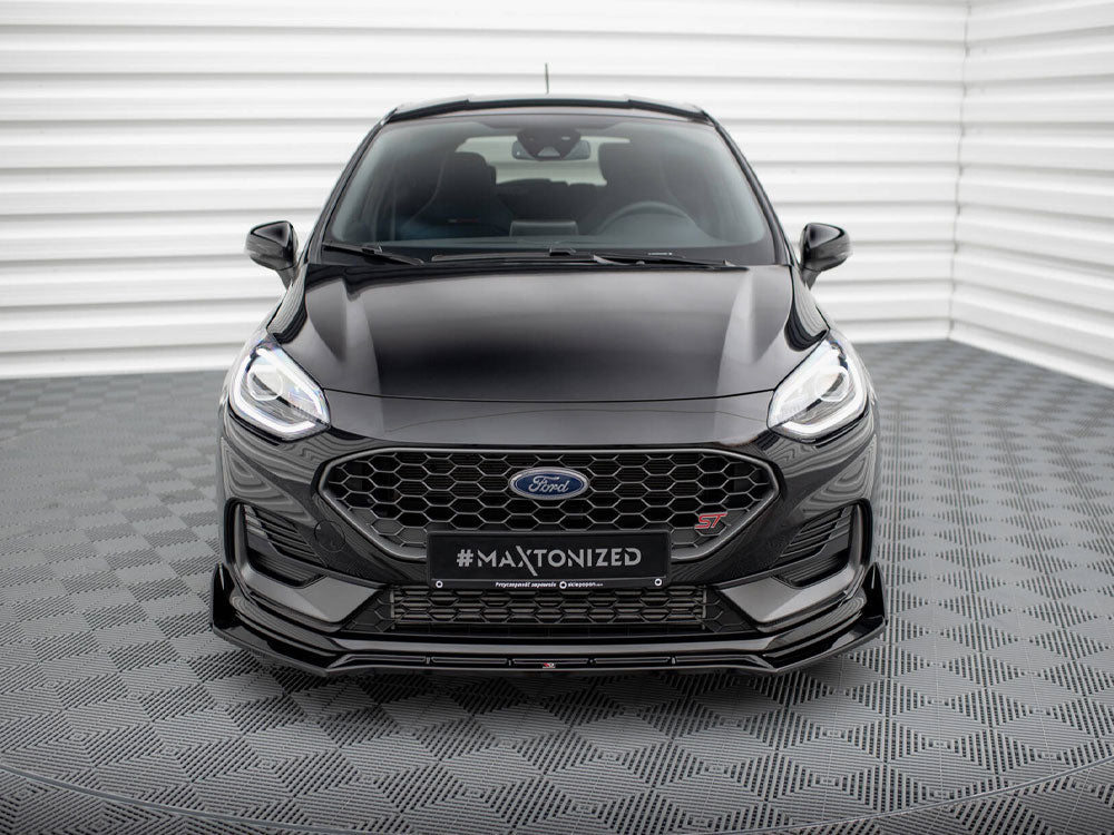 MAXTON DESIGN FRONT SPLITTER V.4 + FLAPS FORD FIESTA ST / ST-LINE MK8 FACELIFT — photo 3