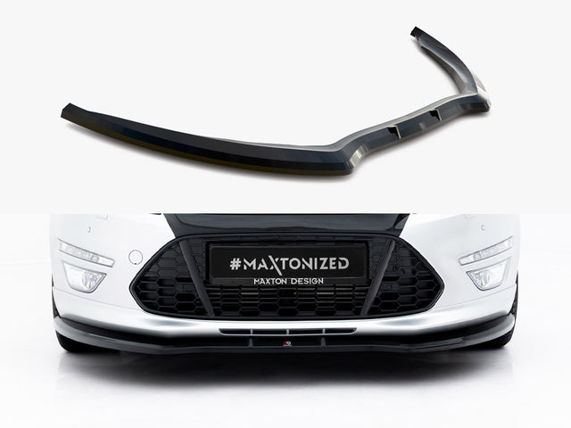 MAXTON DESIGN FRONT SPLITTER V.1 FORD MONDEO ST-LINE SEDAN MK4 FACELIFT — photo 1