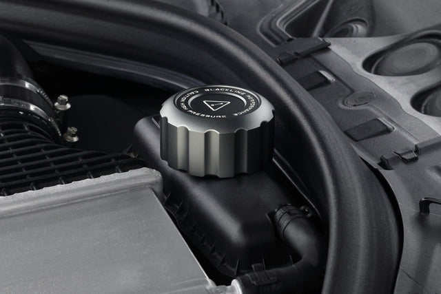 BMW M Car Series BLACKLINE Performance GREY Charge Cooler Tank Cap Cover