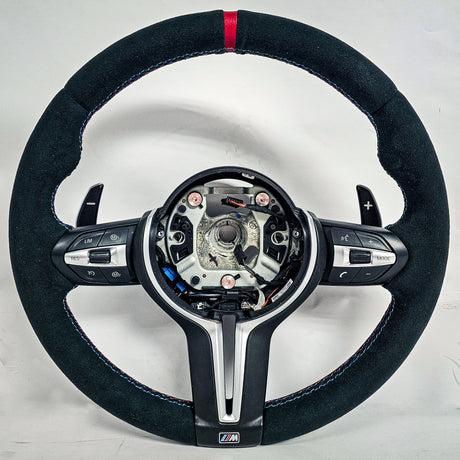 FULL ALCANTARA STEERING WHEEL RECOVER (ADVANCED) STRIPPED