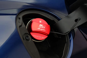 Toyota GR Supra 2020 A90 BLACKLINE Performance Edition RED Billet Fuel Cap Cover