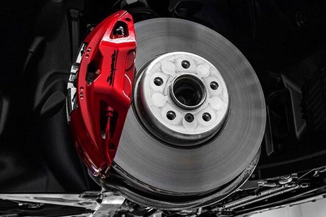 Toyota GR Supra 2020 A90 BLACKLINE Performance Brake Caliper Decal Set BLK - A90BRK-B