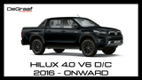 DEGRAAF HILUX 4.0 V6 2016 ONWARDS EXHAUST