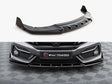 MAXTON DESIGN FRONT SPLITTER V.1 + FLAPS HONDA CIVIC SPORT MK10 — photo 1