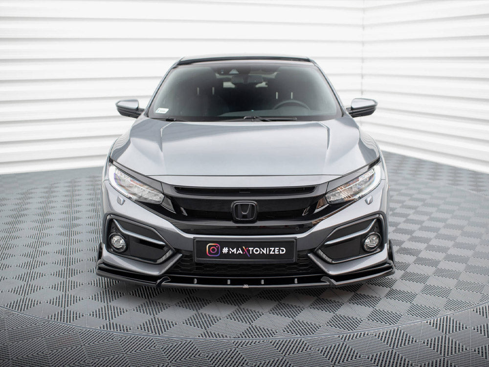 MAXTON DESIGN FRONT SPLITTER V.1 + FLAPS HONDA CIVIC SPORT MK10 — photo 3