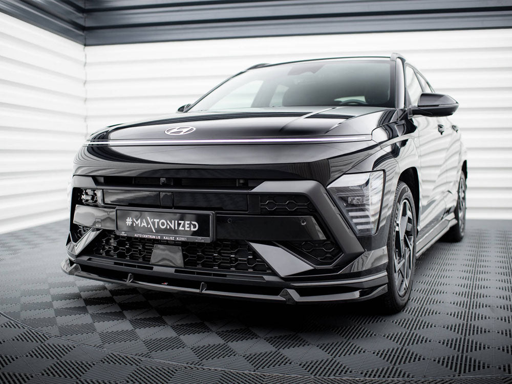 MAXTON DESIGN FRONT SPLITTER HYUNDAI KONA N LINE MK2 — photo 2