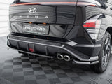 MAXTON DESIGN CENTRAL REAR SPLITTER HYUNDAI KONA N LINE MK2 — photo 3