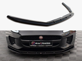 MAXTON DESIGN FRONT SPLITTER V1 JAGUAR F-TYPE MK1 FACELIFT — photo 1