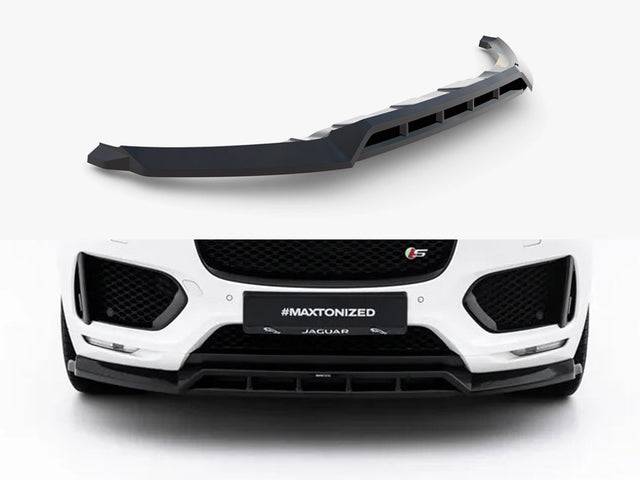 MAXTON DESIGN FRONT SPLITTER JAGUAR F-PACE S X761 — photo 1
