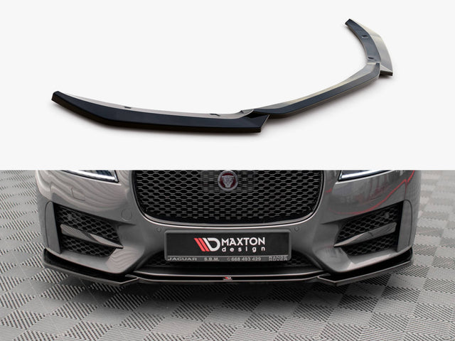 MAXTON DESIGN FRONT SPLITTER V1 JAGUAR XF R-SPORT MK2 — photo 1