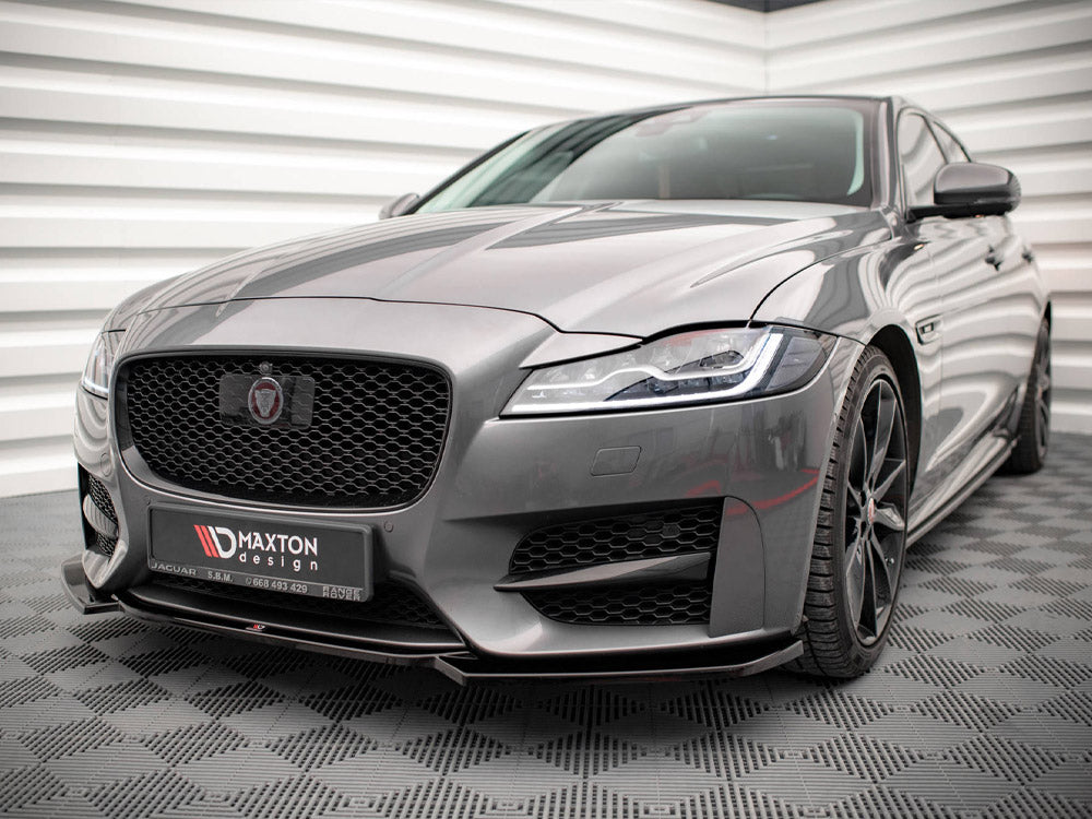 MAXTON DESIGN FRONT SPLITTER V1 JAGUAR XF R-SPORT MK2 — photo 2