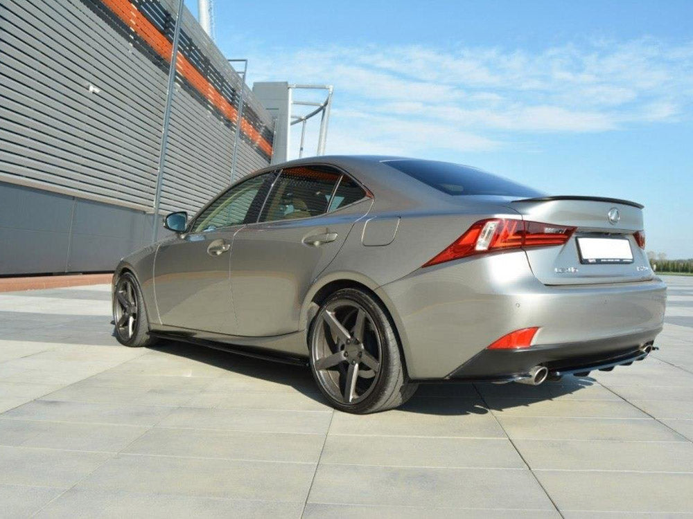MAXTON DESIGN CENTRAL REAR SPLITTER VERTICAL BARS LEXUS IS MK3 T — photo 2