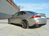 MAXTON DESIGN CENTRAL REAR SPLITTER VERTICAL BARS LEXUS IS MK3 T — photo 2