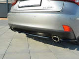 MAXTON DESIGN CENTRAL REAR SPLITTER VERTICAL BARS LEXUS IS MK3 T — photo 3